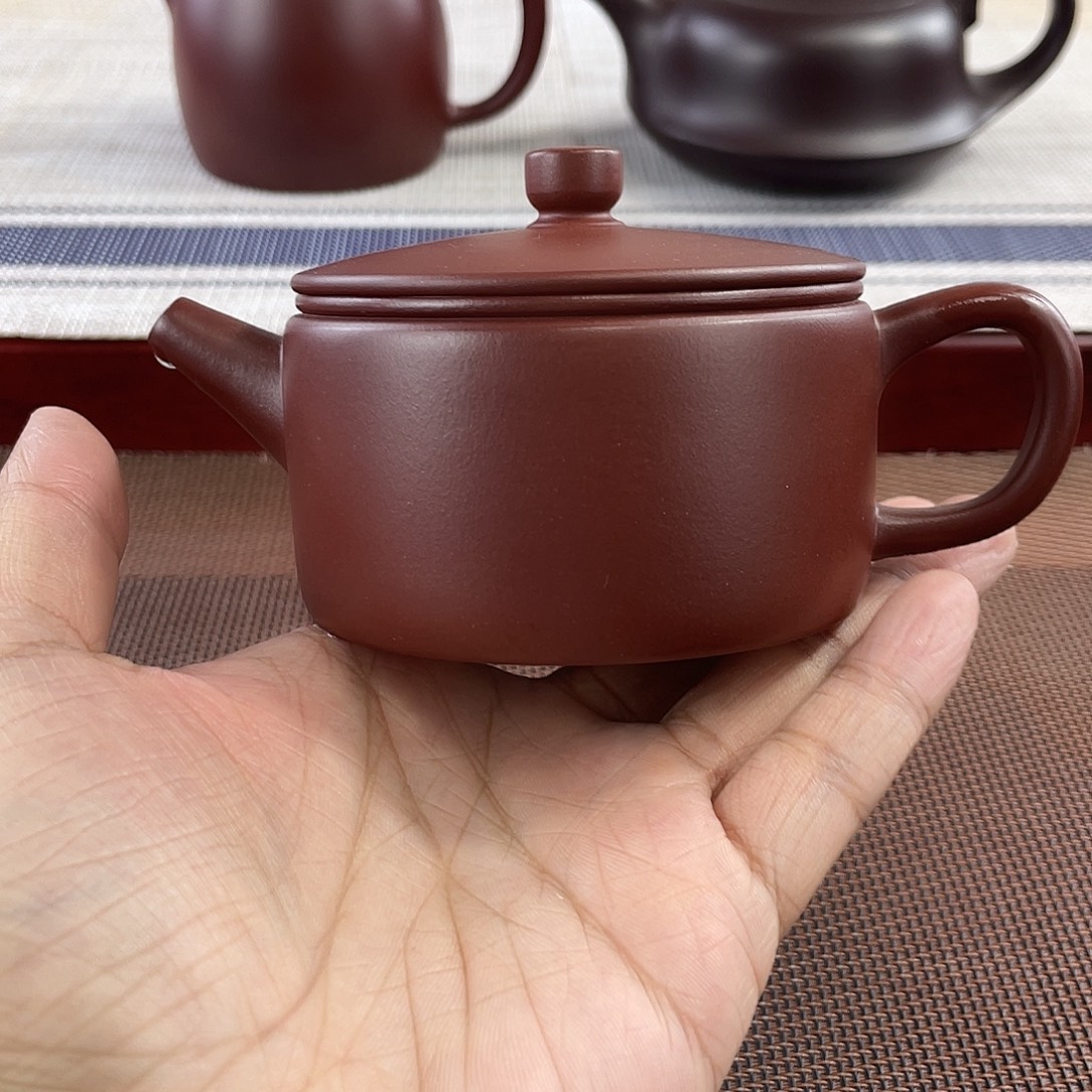 壶紫砂原矿龙血砂汉瓦器型