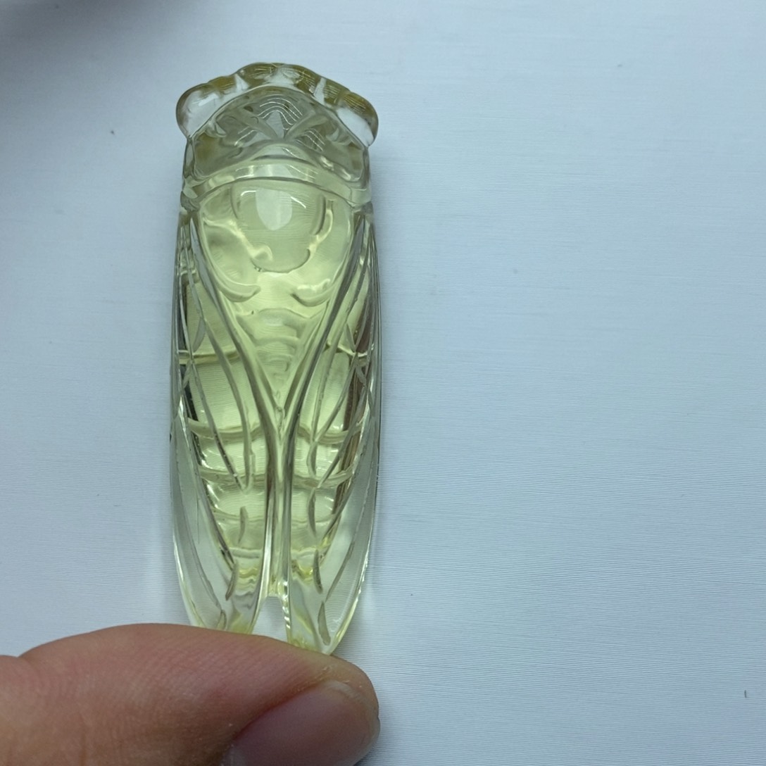 水晶颈饰未镶嵌一鸣惊人（打孔配绳）