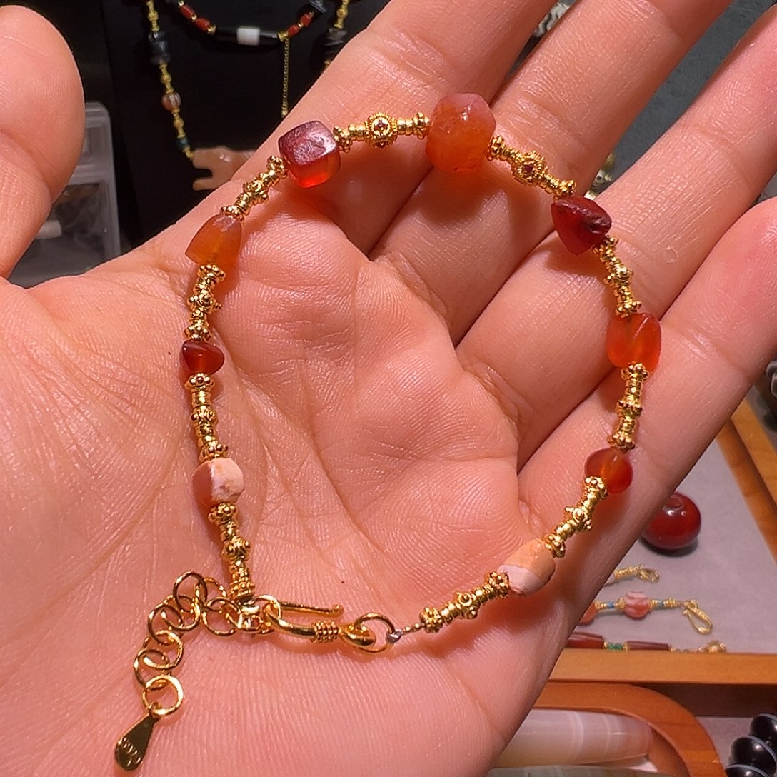 玛瑙/玉髓未镶嵌手链