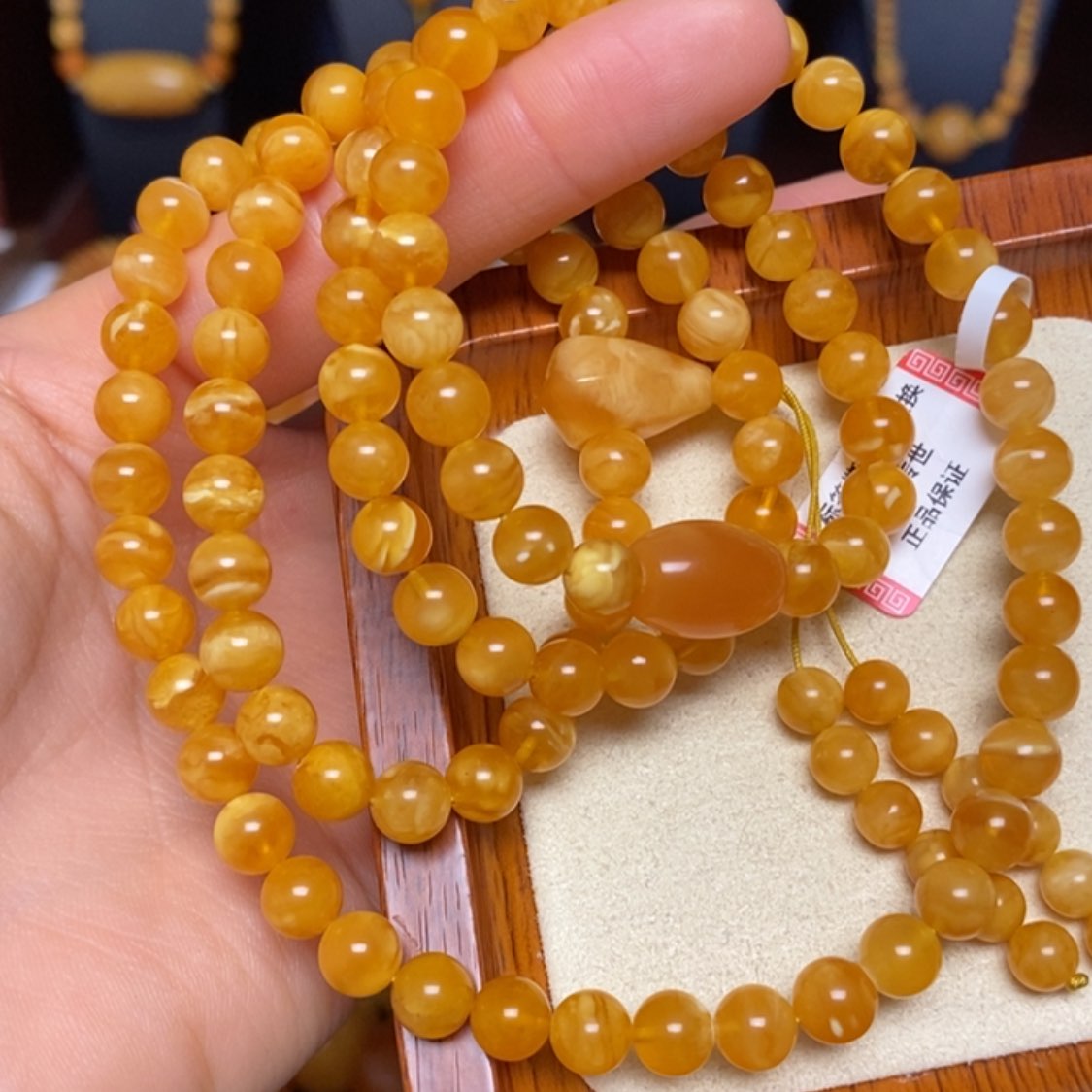 【闪购商品】未镶嵌蜜蜡手链手串