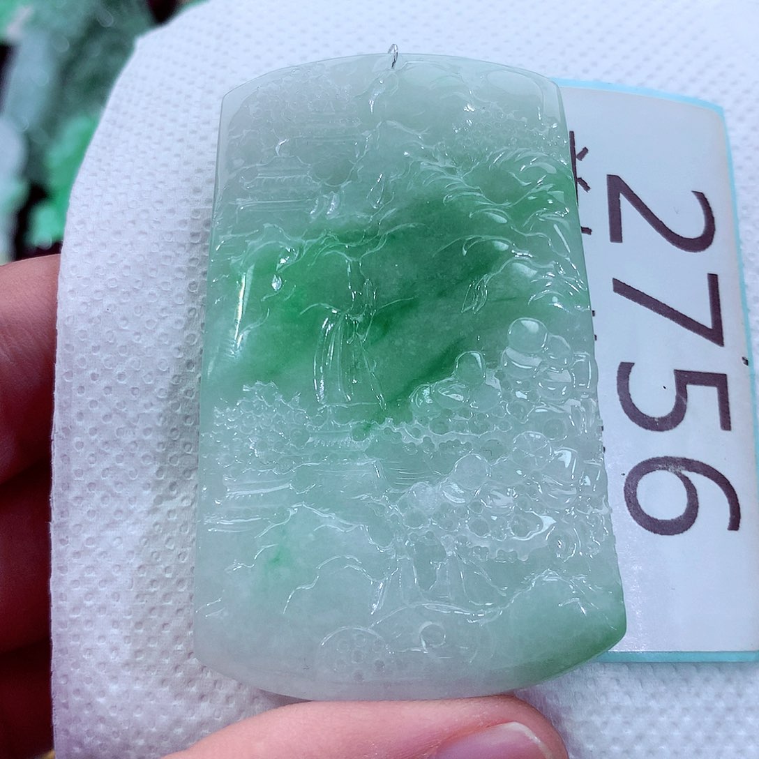 吊坠(不含链)未镶嵌翡翠