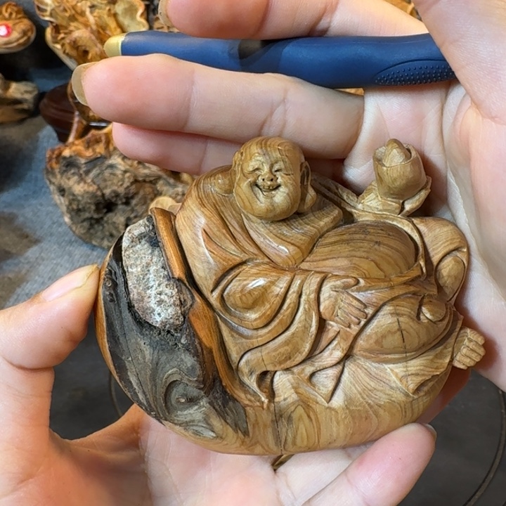 崖柏摆件手把件等