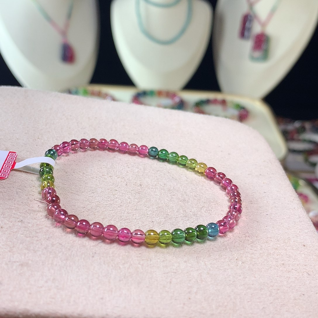 碧玺手链未镶嵌碧玺手链