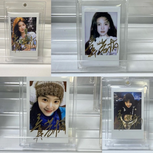  P2999【章若楠】正品拍立得照片 白边 