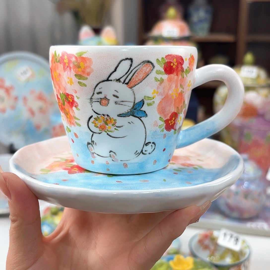 景德镇手绘高温釉下彩陶瓷茶具