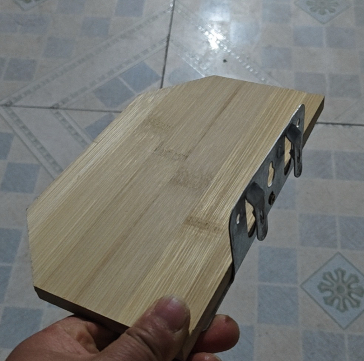 梯形竹木挂钩站架5个发
