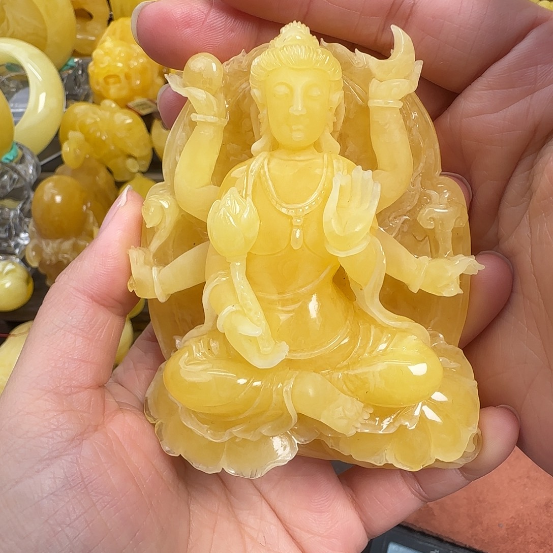 蜜蜡未镶嵌珠宝奇石