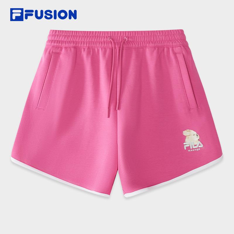 FILA FUSION｜潦草小狗联名系列夏季新款运动五分短裤T11W638602F