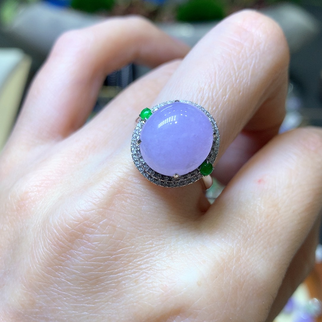 【闪购商品】翡翠颈饰18K金镶嵌翡翠吊坠项链