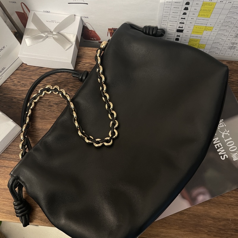 羊皮云朵包单肩包包