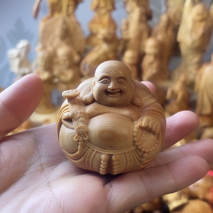 柏木（崖柏）崖柏一团和气弥勒