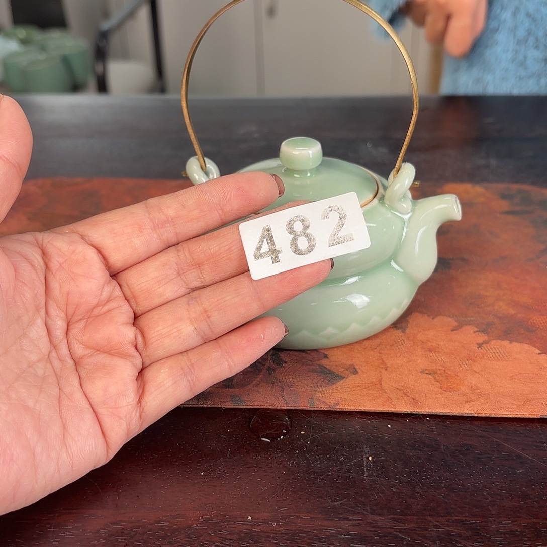 龙泉云间青瓷小米茶器