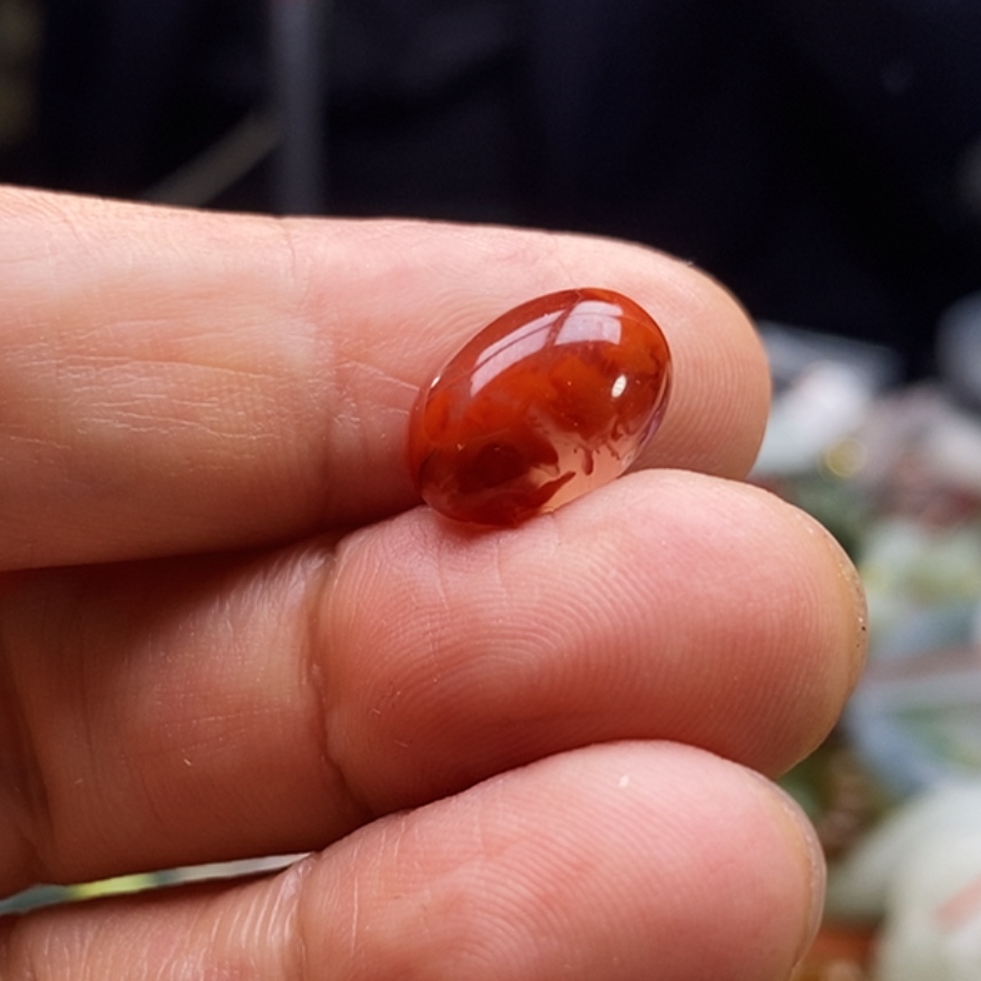 南红玛瑙未镶嵌颈饰