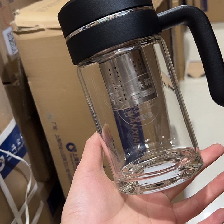 水晶贵族520-551-8玻璃端把 黑