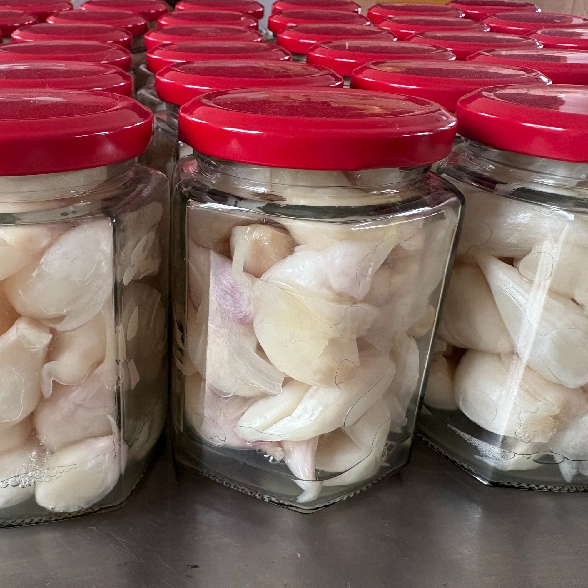 信阳本地嫩蒜瓣腌制糖蒜