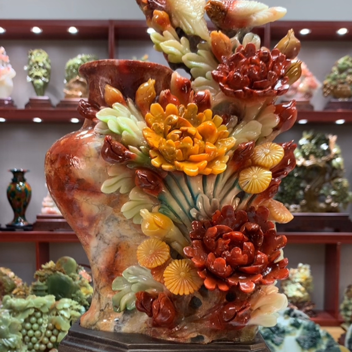 6075山水花鸟适用于电视柜玄关书房