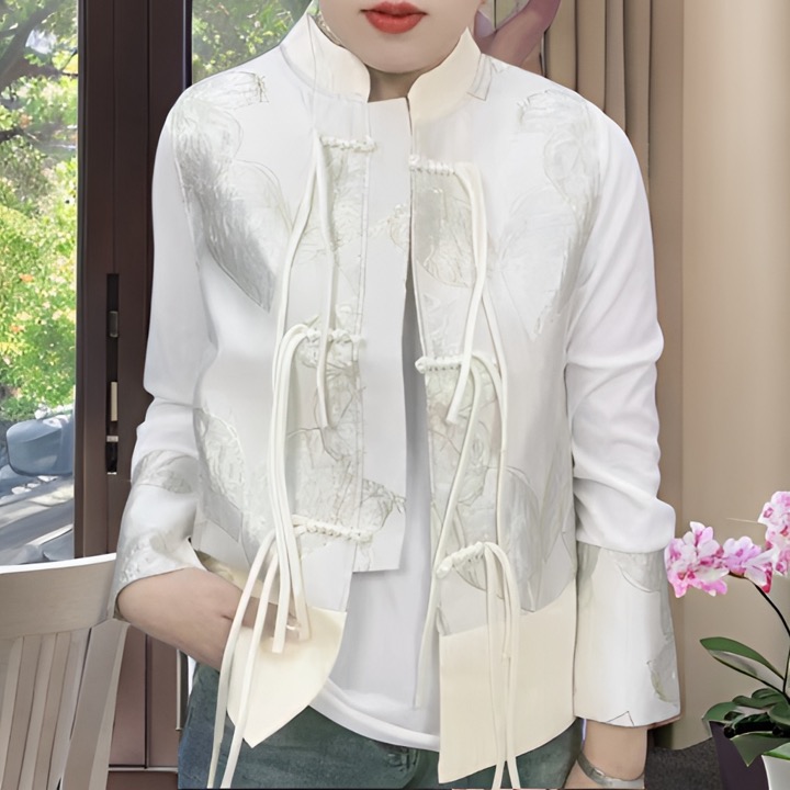 【珊珊】2025新款新中式国风流苏盘扣马甲
