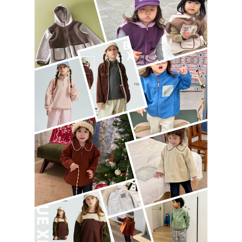 【摇粒绒合集】儿童卫衣内搭加绒长袖外穿外套