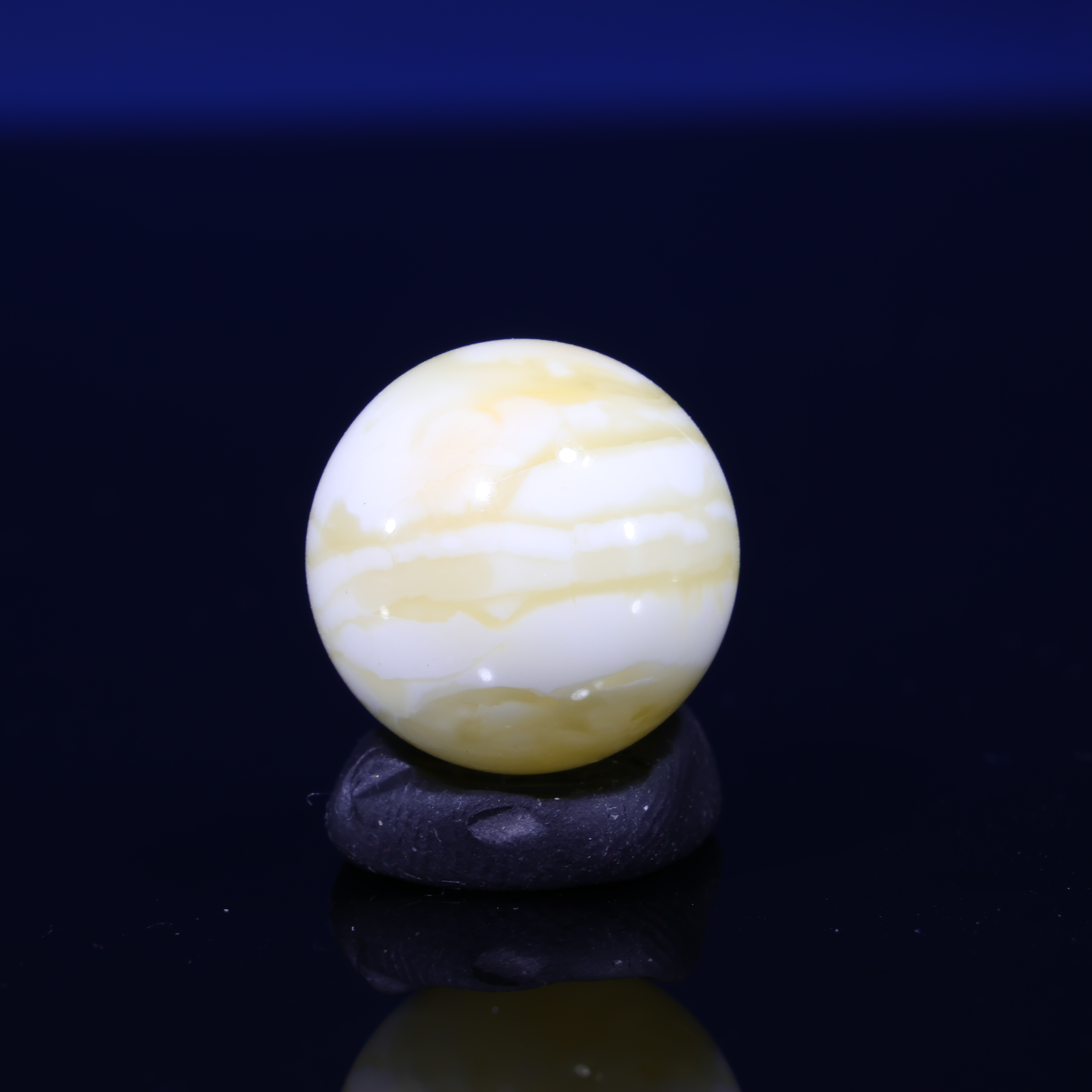 16m蜜蜡圆珠单珠顶珠子天然瓷白蜡虎皮千层妖花多宝蜜蜡配饰C983