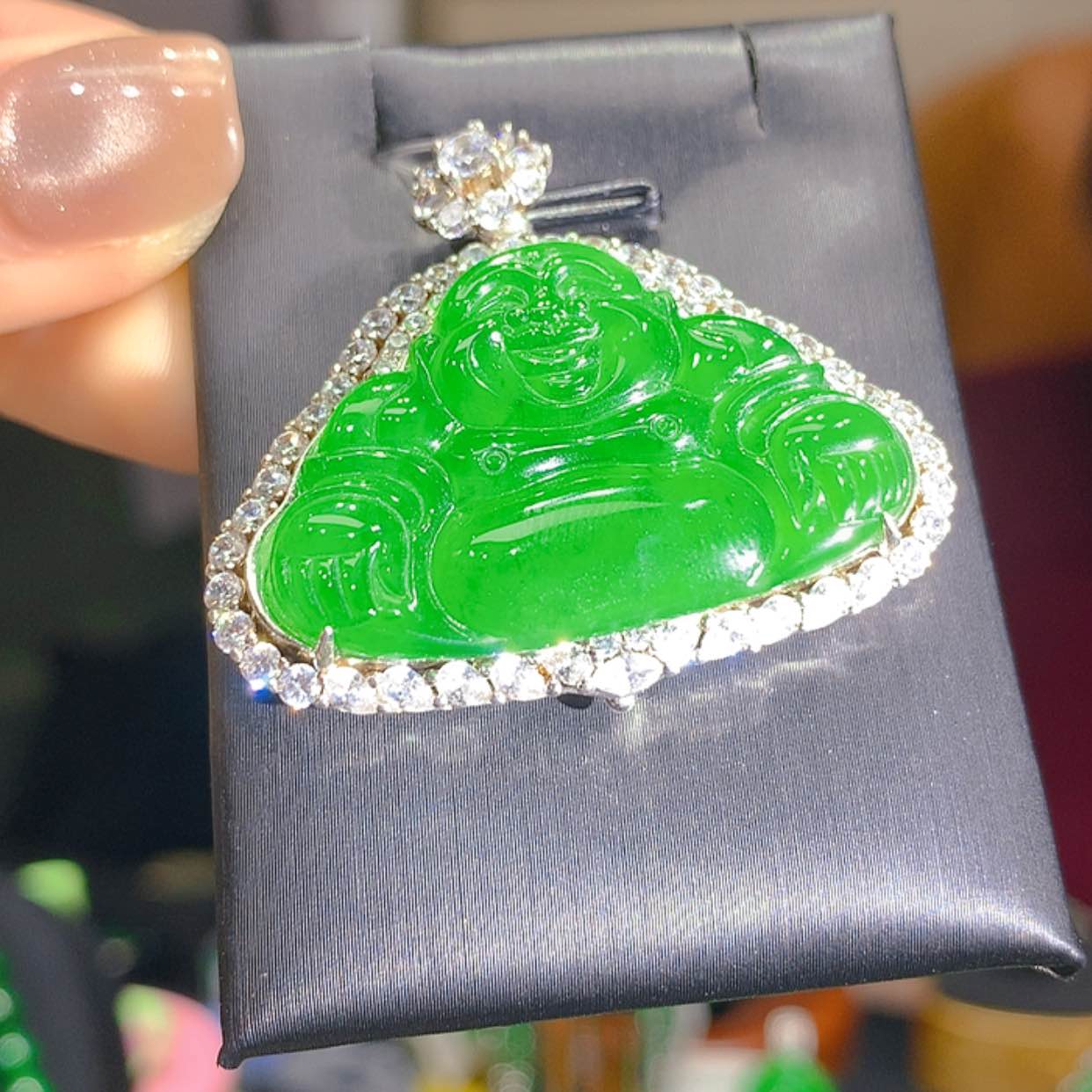 【闪购商品】翡翠银S925镶嵌颈饰5柒姐