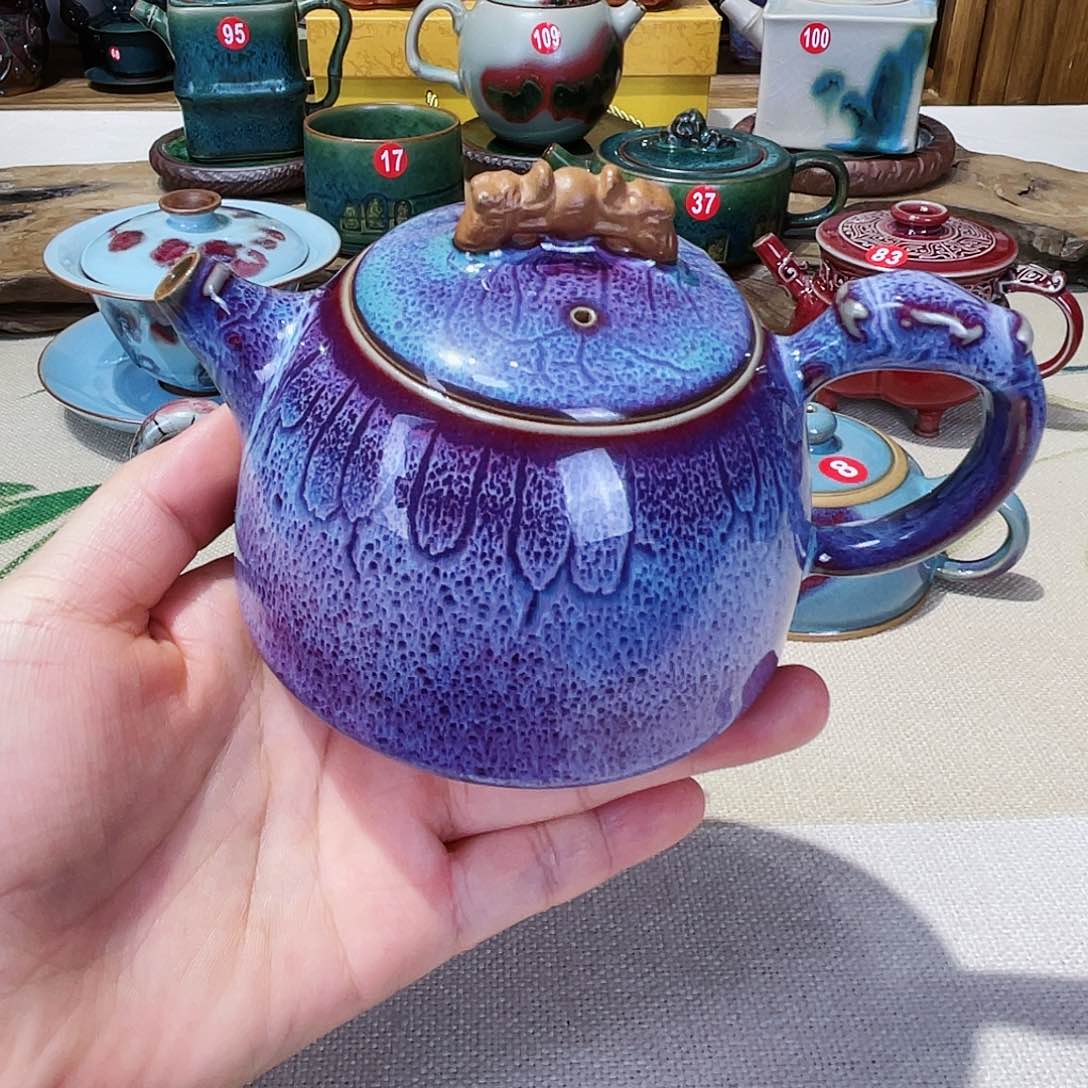 壶禹州钧瓷艺术作品