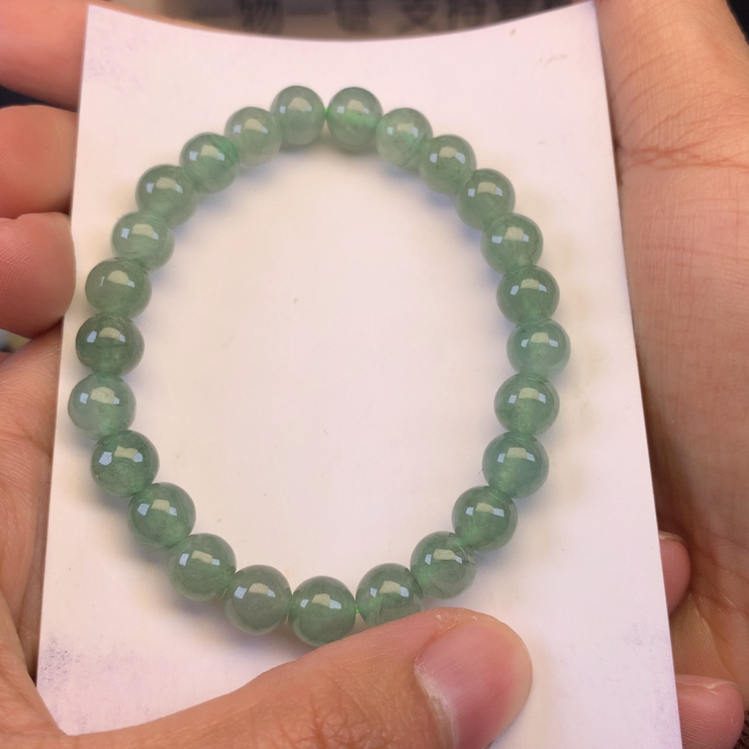 翡翠颈饰未镶嵌啊**?天然缅甸翡翠