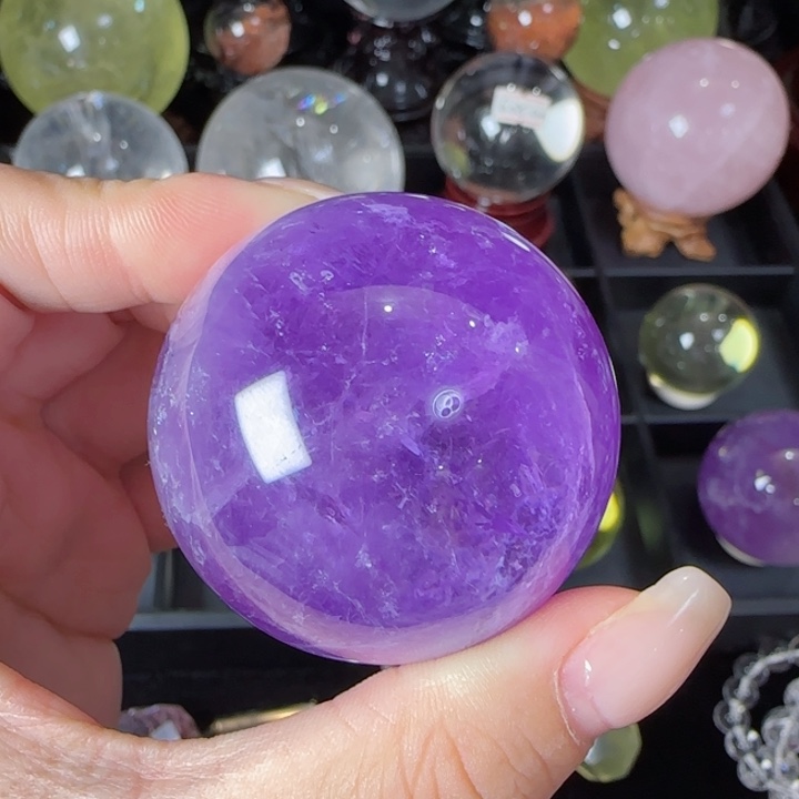 水晶天然水晶球J5未镶嵌天然4.7公分