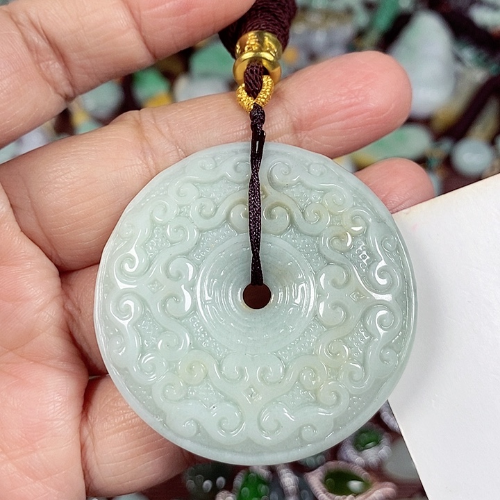 翡翠未镶嵌颈饰天然A货翡翠玉配证书