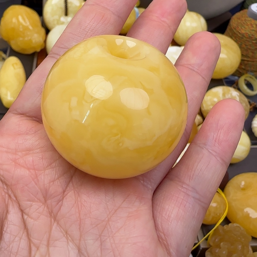 蜜蜡颈饰未镶嵌天然蜜蜡