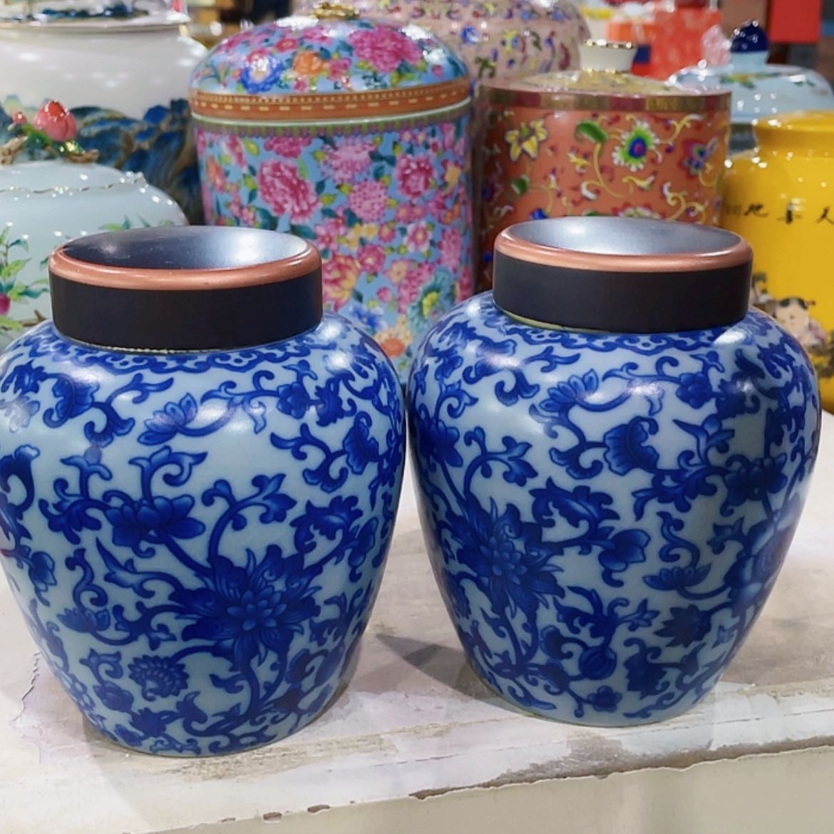 【闪购商品】罐陶瓷茶叶罐密封罐