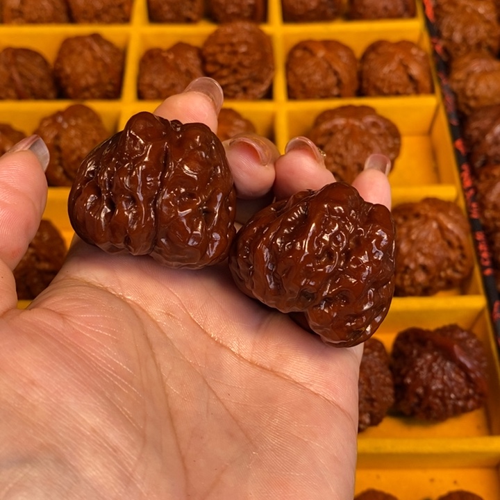 桃核吊坠龟**下蛤蟆一对2LXP#00#