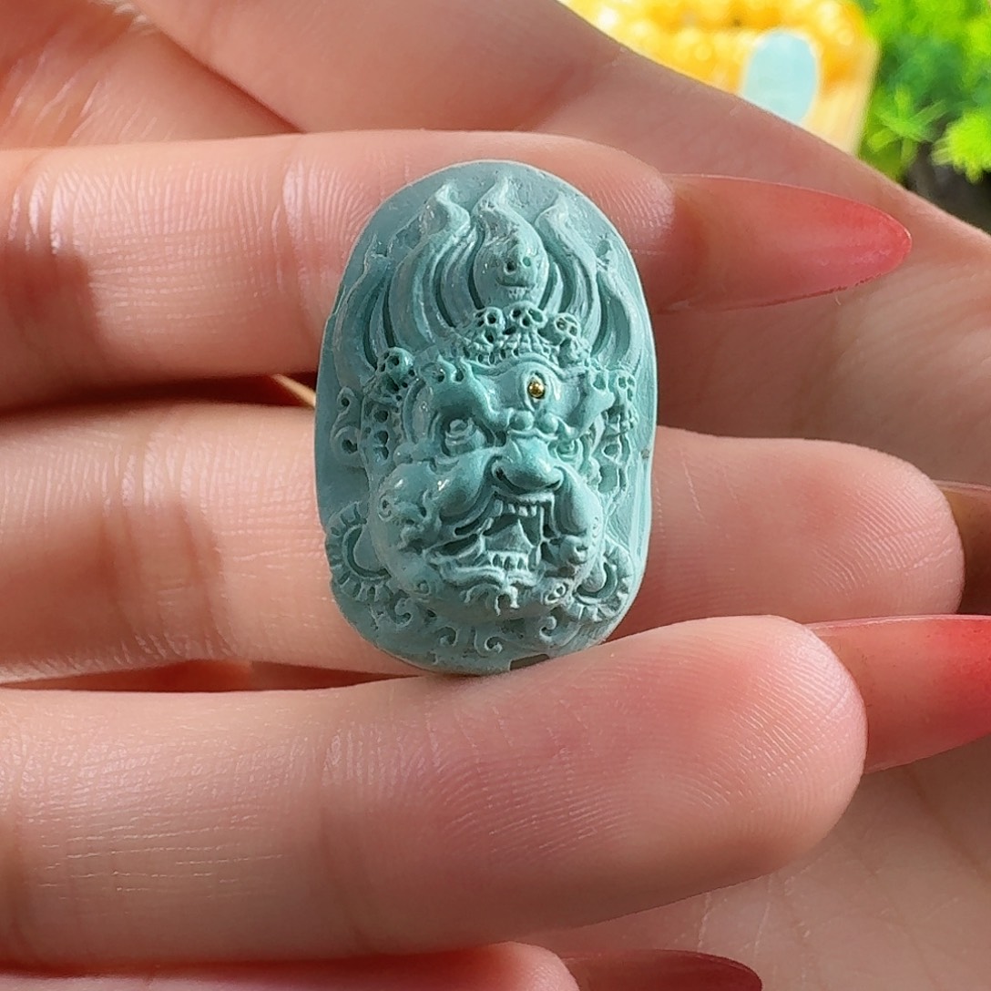 绿松石未镶嵌吊坠(不含链)