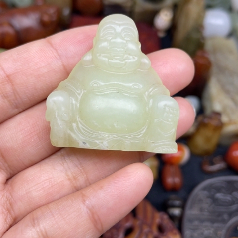 蛇纹石玉未镶嵌颈饰23