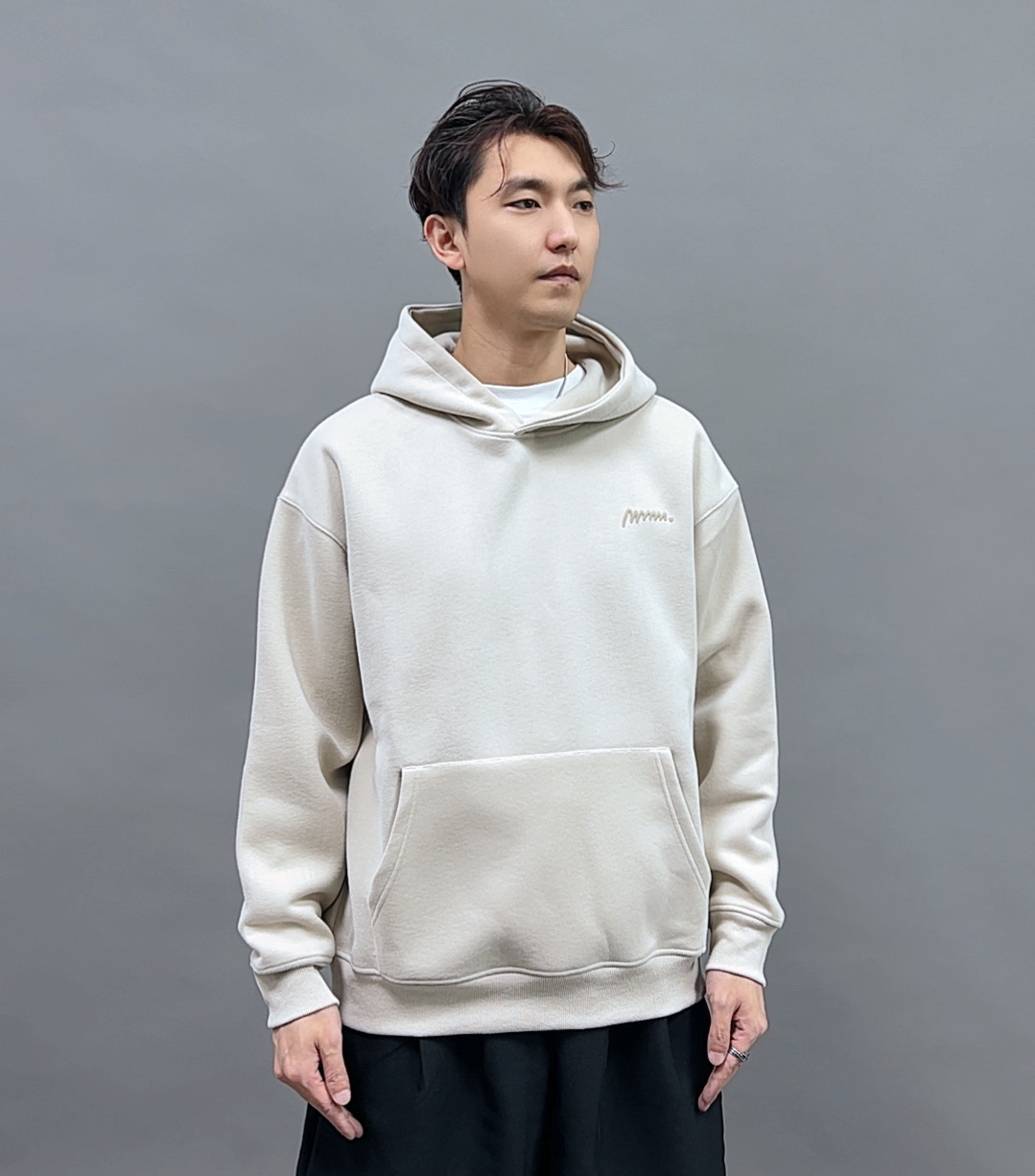 IDV连帽秋季长袖休闲卫衣冬季纯色水洗套头秋冬连帽款XZ