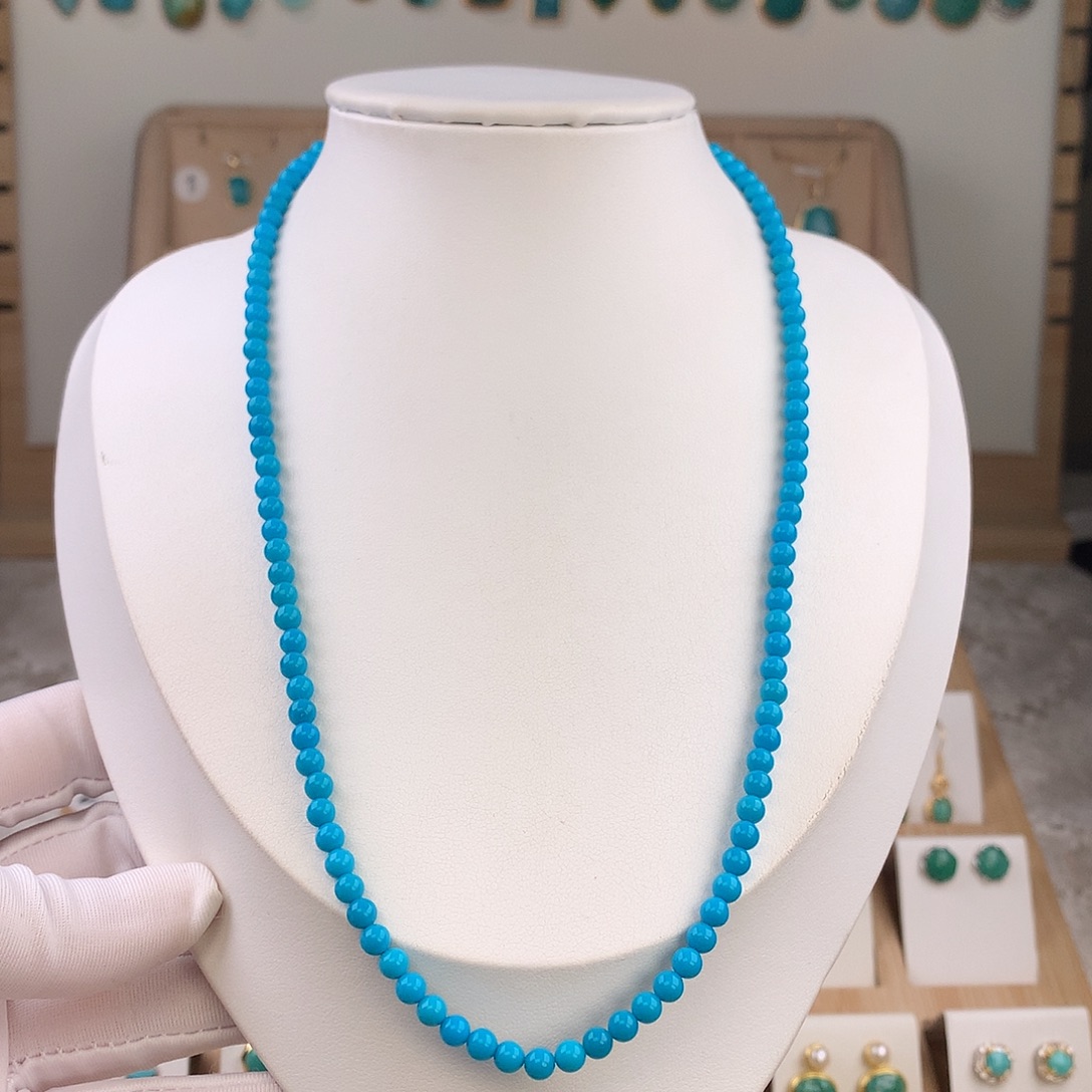 绿松石未镶嵌项链