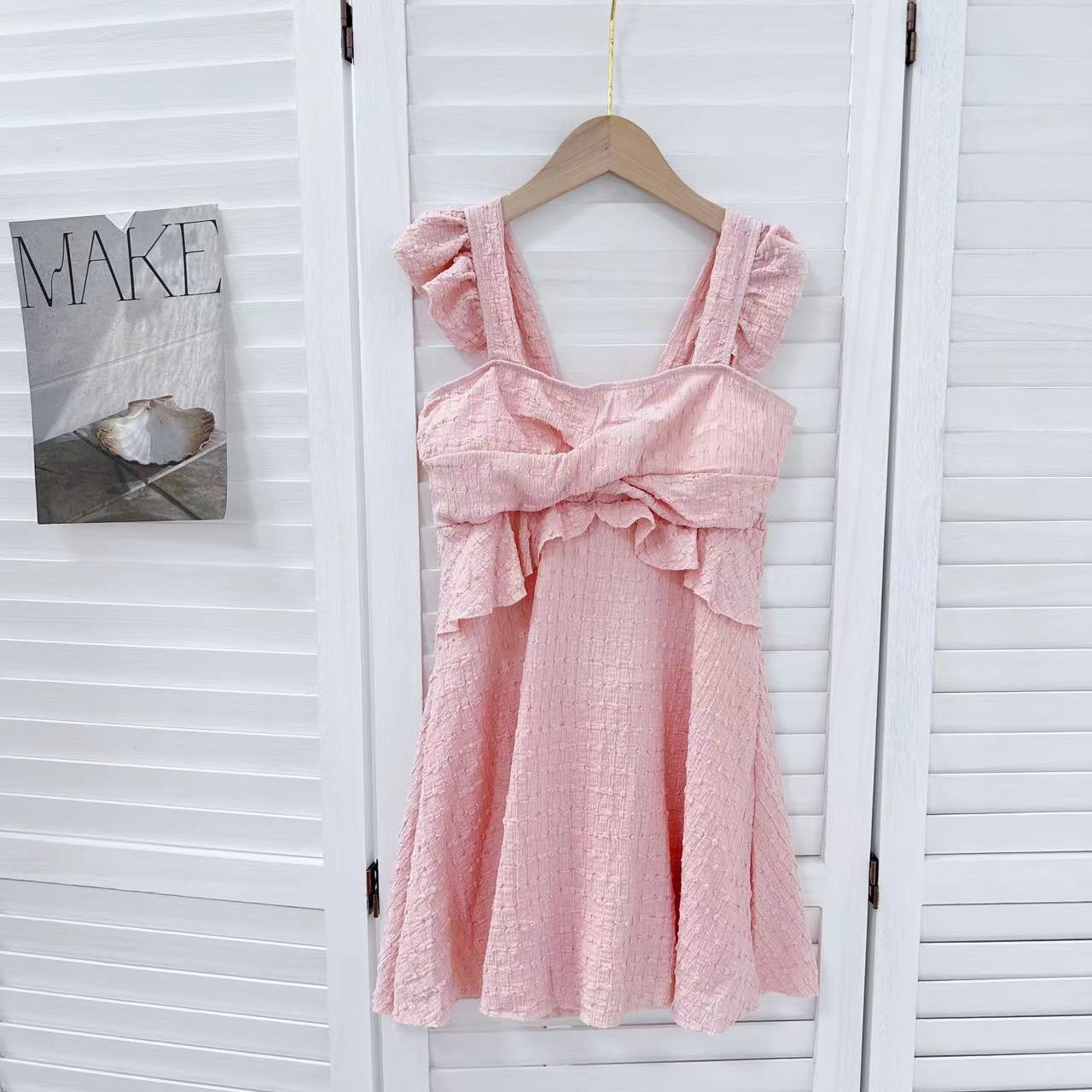 女童2025夏季新款吊带连体裙B3483