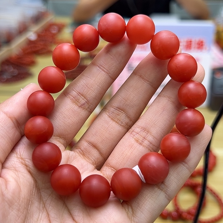 南红玛瑙多样性发一，卡12mm未镶嵌