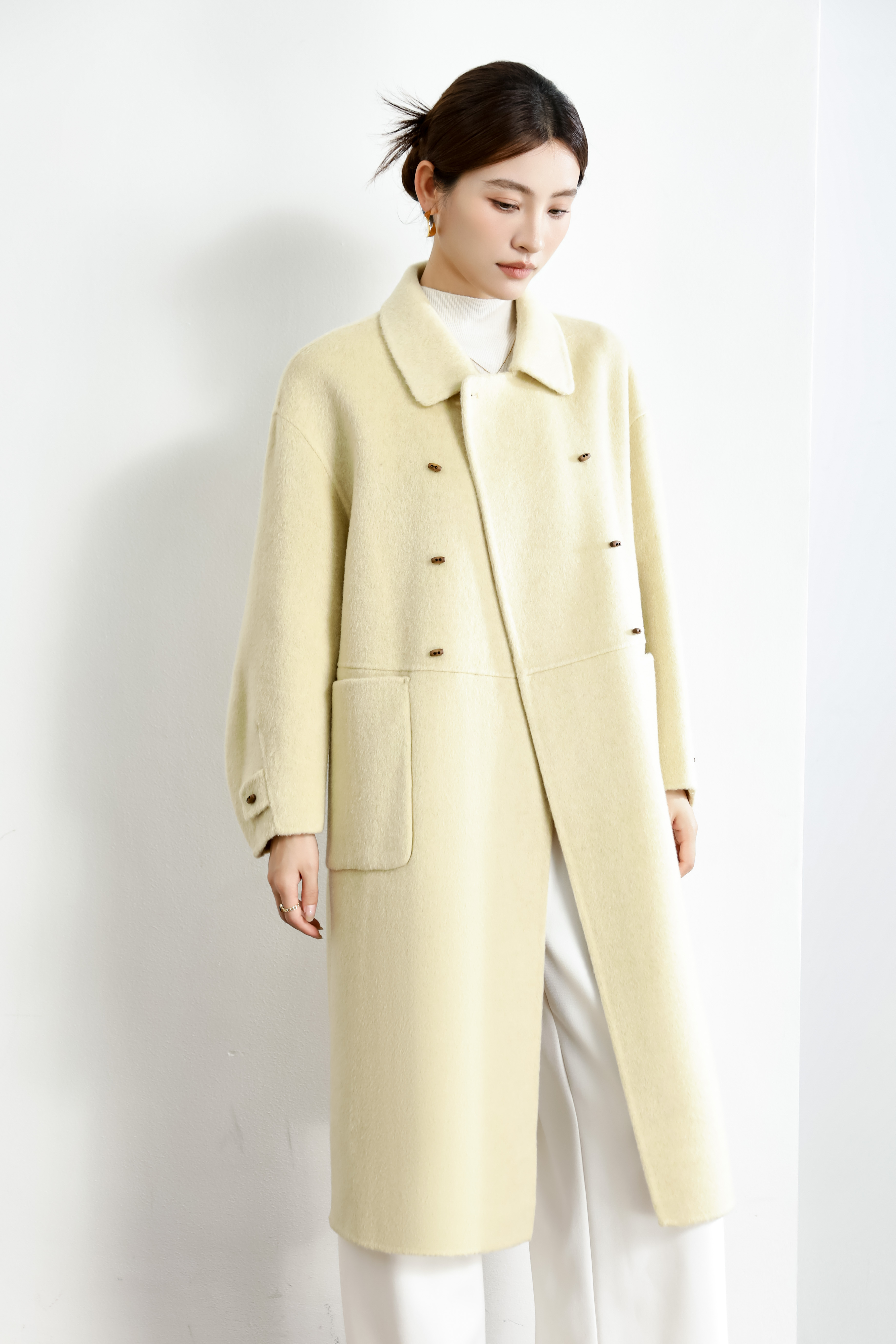 喜欢的找对应链接2025新款双面羊绒羊毛呢大衣外套