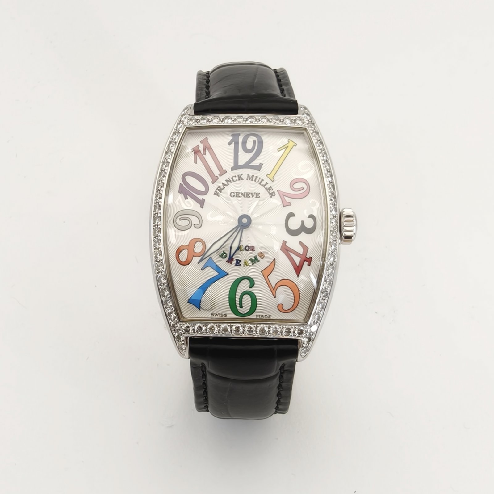 99新 Franck Muller/法兰克穆勒 【黑黑】 法穆兰 1R原钻彩字腕表