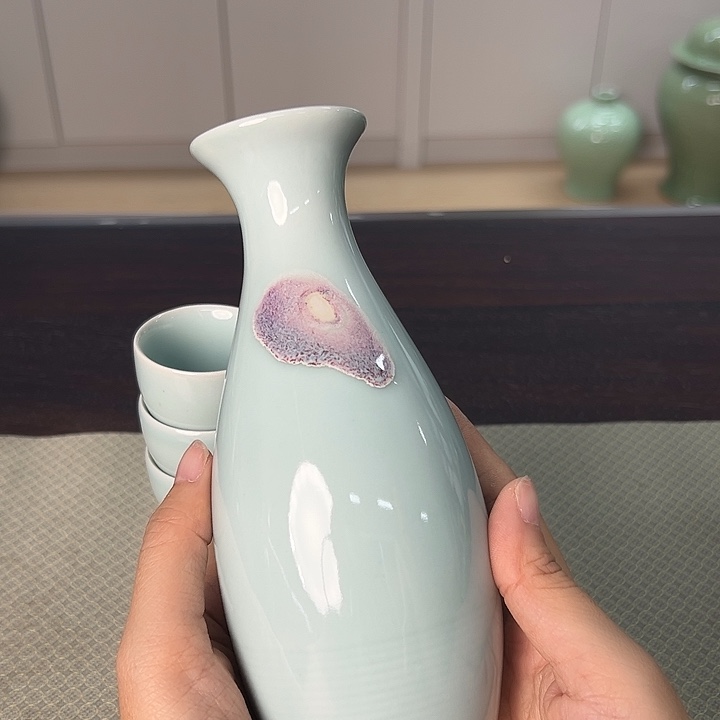 龙泉云间青瓷小米茶器