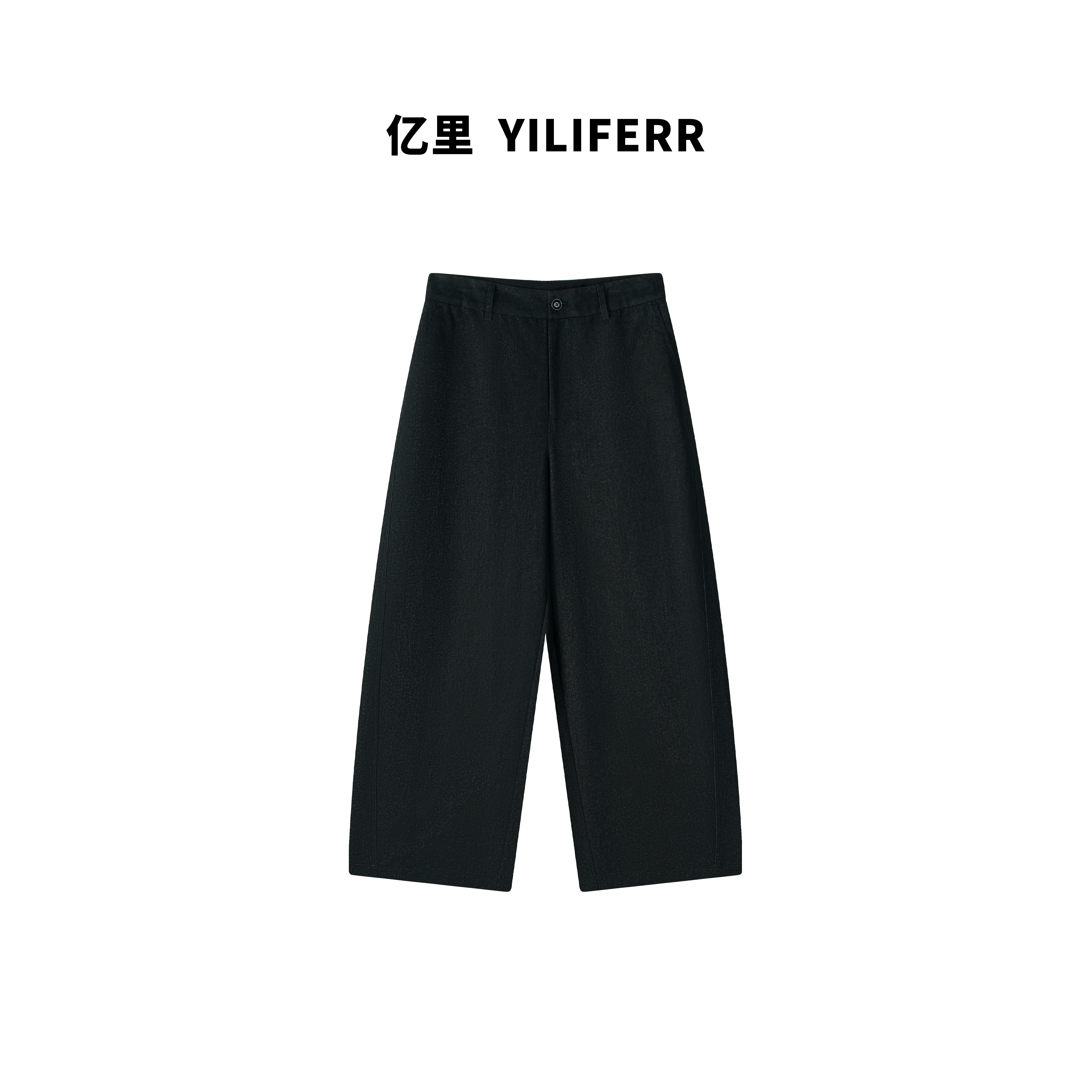 【YILI显瘦女装】时尚复古简约百搭休闲裤 Y1588