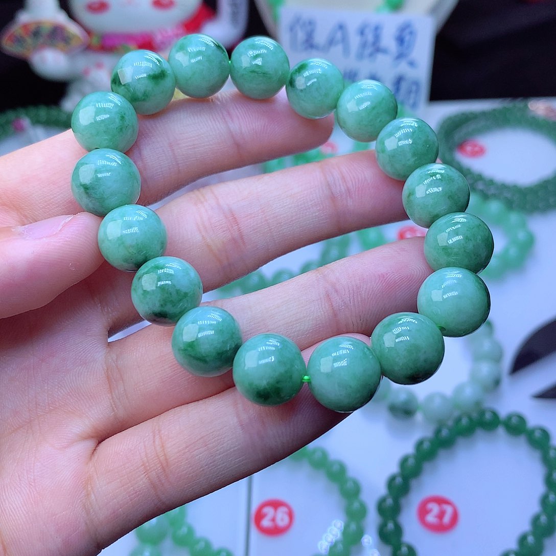 翡翠毛衣链未镶嵌卡12