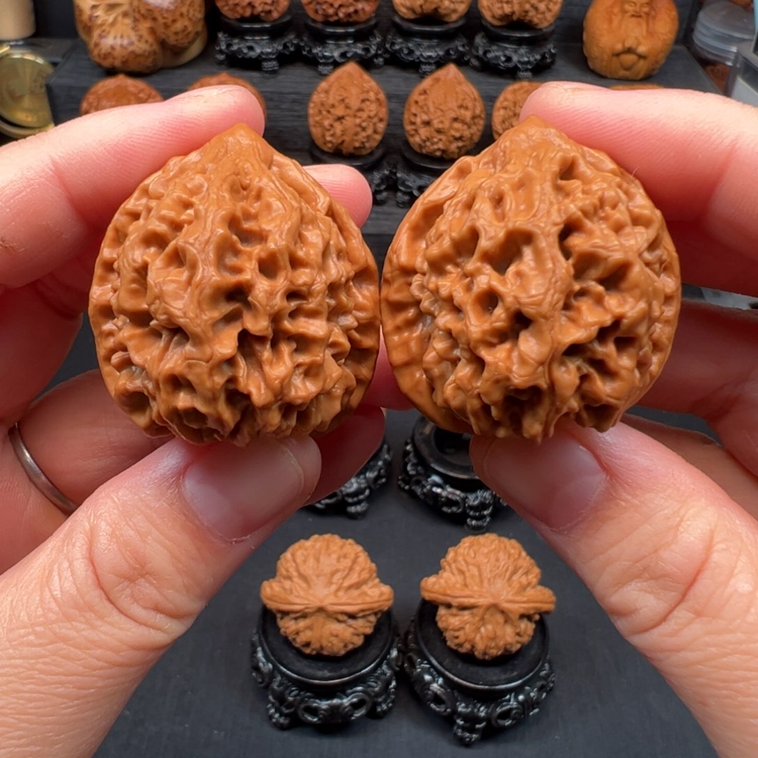 文玩核桃吊坠35全品太行龙纹