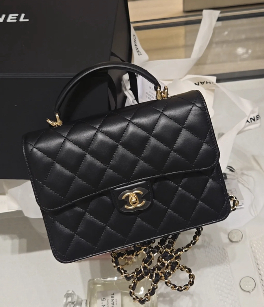 未使用 Chanel/香奈儿 多多奢品/香奈儿25p三合一双肩斜挎包/全套