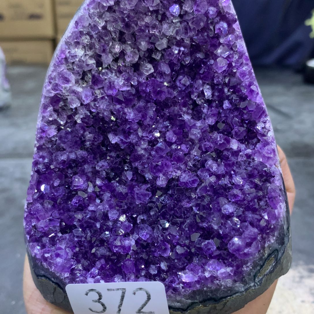 水晶摆件未镶嵌紫晶372