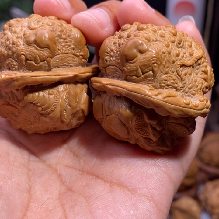 【闪购商品】核桃手串/手链单面金蟾