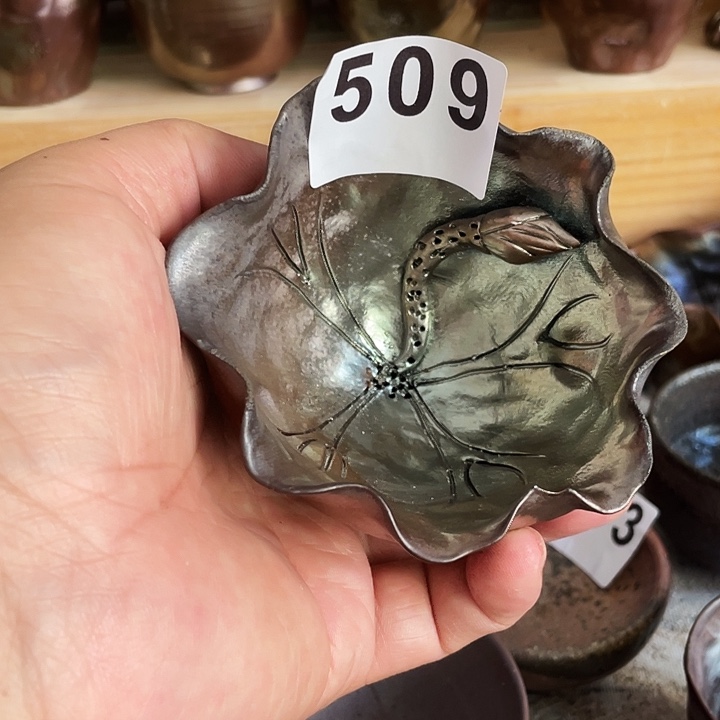 茶杯紫泥柴烧纯手工509