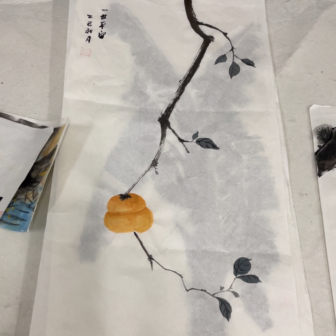 国画杨艳红老师绘画