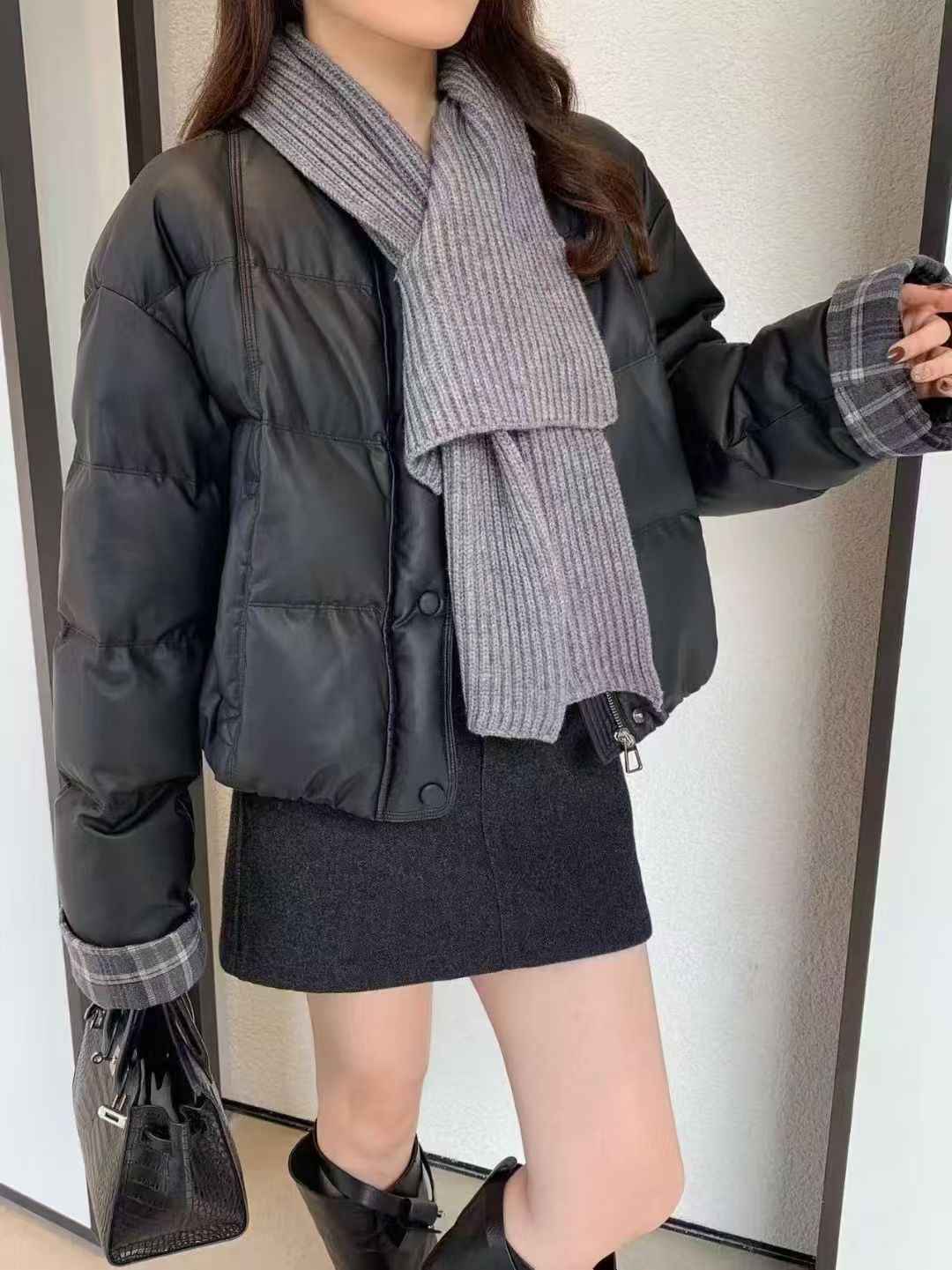 [DARUI]2025冬季韩版宽松保暖羽绒服时尚面包服外套25805