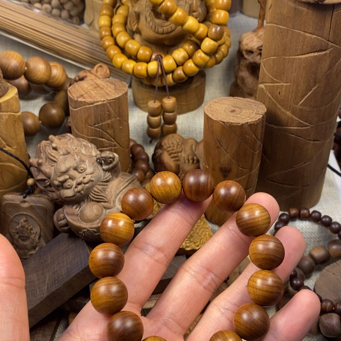 檀香木手串/手链奔****?奶香1.5